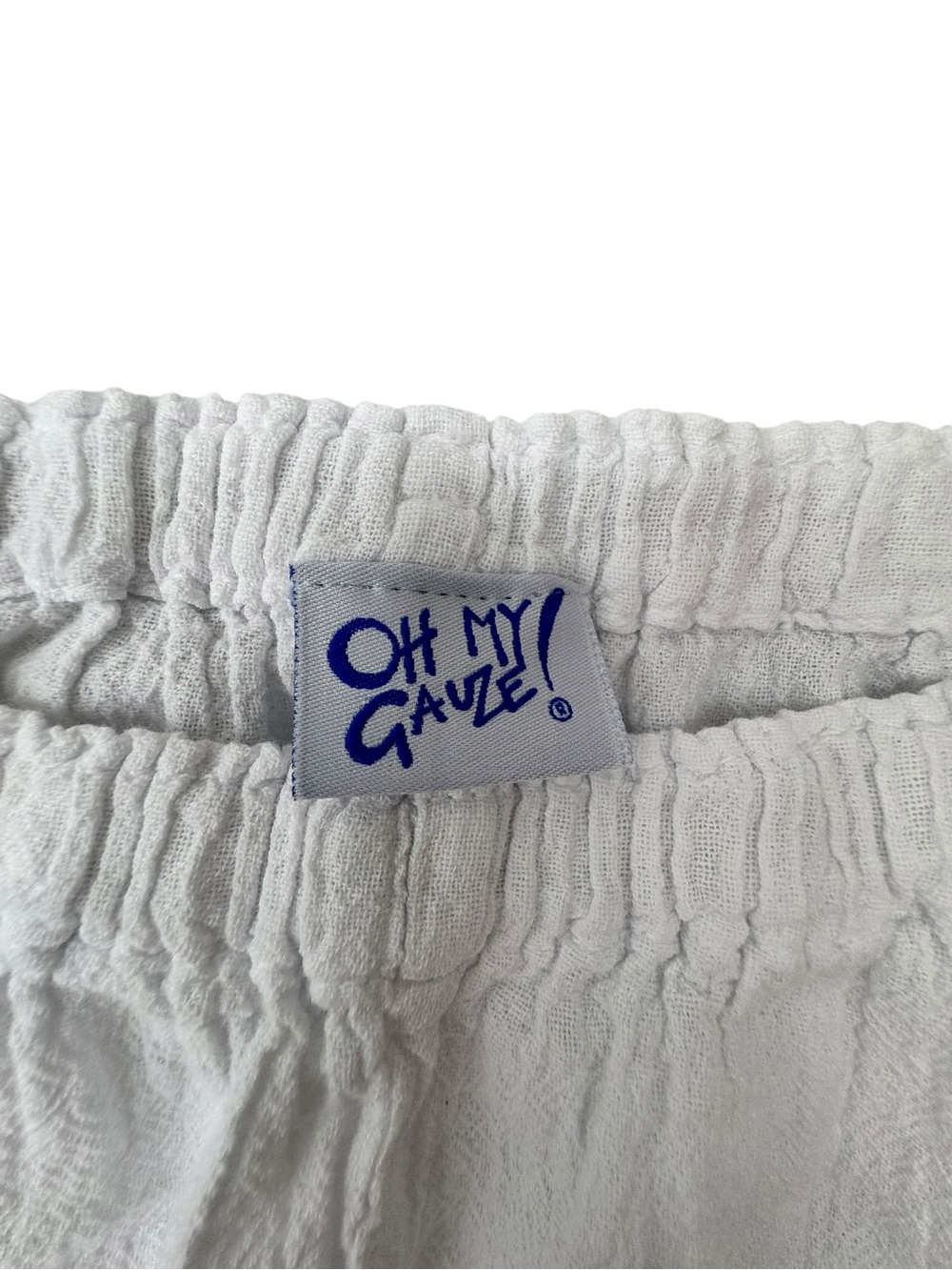 Oh my gauze white Beth capris L/XL - Picture 3 of 7